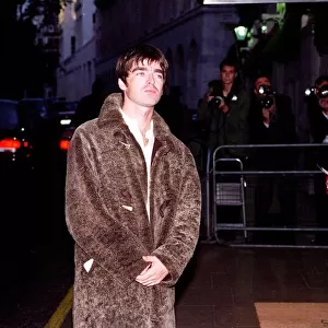 Noel Gallagher lead singer of the pop group Oasis arriving for the Mercury awards in