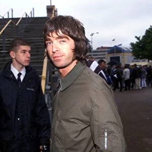 Noel Gallagher Oasis singer / songwriter May 1999 arrives for the Manchester City