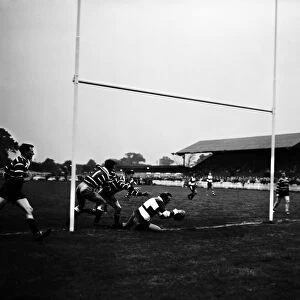 Nuneaton 8-31 Coventry, Rugby Union match, Wednesday 19th September 1962