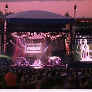 The Oasis concert 1996 at Knebworth