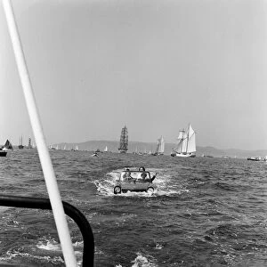 The Observer Trophy Single-handed Trans Atlantic Race. Yachtsmen leaving from Plymouth