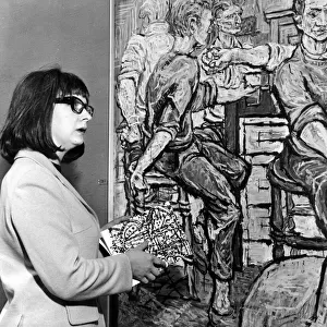 A painting on display at Walker Art Gallery, Liverpool, by former Beatle Stuart Sutcliffe