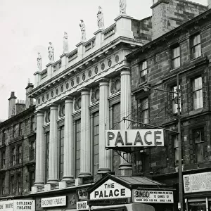 Palace Bingo Hall August 1968 Gorbals Street Glasgow with Citizens Theatre next