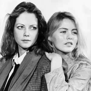 Patsy Kensit singer and actress with Jenny Seagrove, January 1984