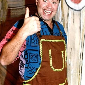 Paul Henry who played Benny in Crossroads is pictured as idle Jack in the Panto Mother