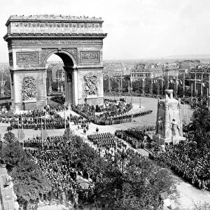 Peace Celebrations in Paris at the end of the First World War