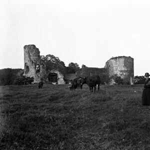 Pevensey Castle, East Sussex. 1923