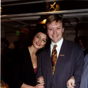 Philip Franks actor with co star Catherine Zeta-jones from the Darling Buds of May at