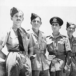 Pilots from The United Nations Air Unit Command. Pictured at their Middle East