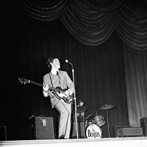 Pop Group The Beatles performance at the Ritz Cinema, Belfast in Northern Ireland