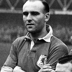 Portrait of Liverpool footballer Ray Lambert. 25th October 1946