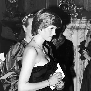 Prince Charles and Lady Diana Spencer attend their first public event together at