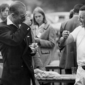 Prince Philip and Sebastian de Ferranti at polo - August 1964