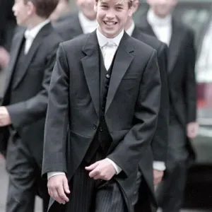 PRINCE WILLIAM OF WALES ATTENDS HIS FIRST DAY AT ETON COLLEGE - SEPTEMBER 1995