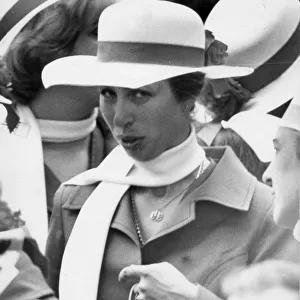 Princess Anne with other members of British Olympic team at 1976 Olympics in Montreal