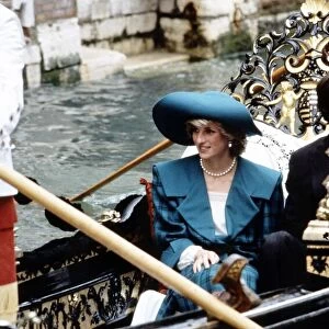 Princess Diana & Prince Charles Overseas Visit to Venice, Italy 5th May 1985