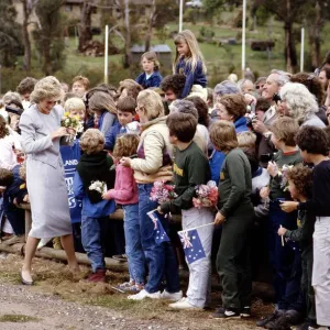 Princess Diana & Prince Charles Prince and princess of Wales Overseas Visit to Australia