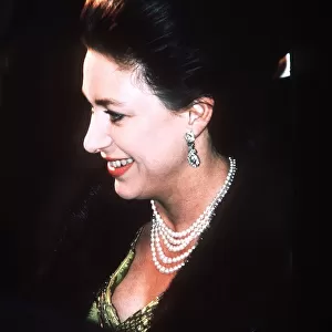 Princess Margaret at Charity pop Concert at the Palladium November 1969