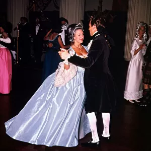 Princess Margaret July 1964 and Lord Snowdon at the Georgian Ball at Mansion house