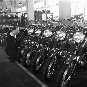 Quality Control at the end of the production line at the BSA Factory, Small Heath