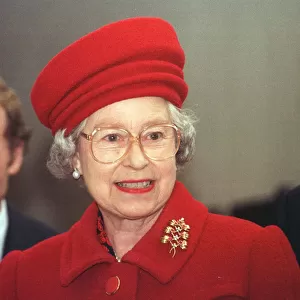 Queen Elizabeth 11 November 1998 opening the new museum of Scotland in Edinburgh