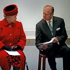 Queen Elizabeth II in Edinburgh, November 1998 With the Duke of Edinburgh at