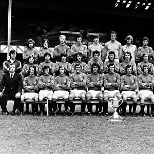 Rangers FC team line-up group season. Circa 1973-74 MSI