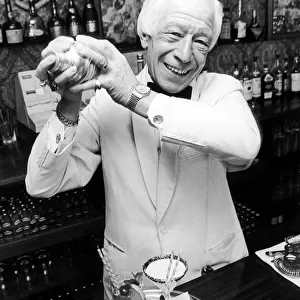 Ray Rastall, the undisputed King of Cocktails, at Rays Bar, the Hotel Leofric