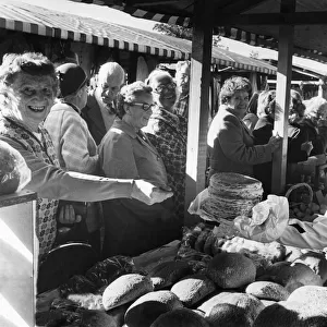 The real Staffordshire Oat Cakes stall at Prestatyn