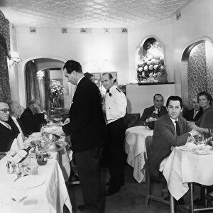 Rembrandt Club in Slater Street, Liverpool, Fine Dining Members Club, December 1958