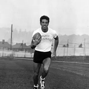 Rex Richards aka Tarzan, Cross Keys Rugby Union Player, November 1958