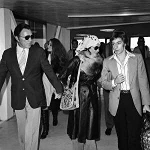 Richard Burton and Liz Taylor the "newlyweds"arrived at Heathrow Airport today