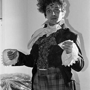 Rik Mayall, dressed for his role in "The Government Inspector"