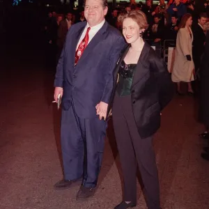 Robbie Coltrane actor and guest at film January 1994 premiere The Age of