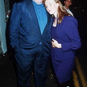 Robbie Coltrane comedian actor and friend 1991 at special screening of the film True