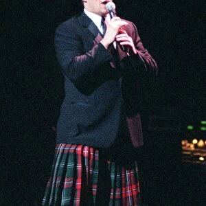 Robbie Williams in a Kilt at the SECC Glasgow February 1999
