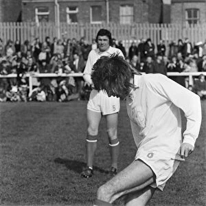 Rod Stewart (in white) playing football in his football team The Goal Diggers