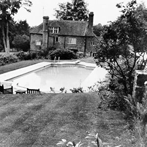 Rolling Stones: Brian Jones death. The swimming pool and house, Cotchford Farm