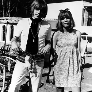 Rolling Stones: Brian Jones in Marbella with Suki Potter August 1967