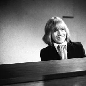 Rolling Stones: Brian Jones at the piano during rehearsals at the Wembley Park Studios