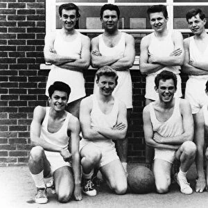 Rolling Stones: Mick Jagger aged 17, pictured as captain of the school basketball team