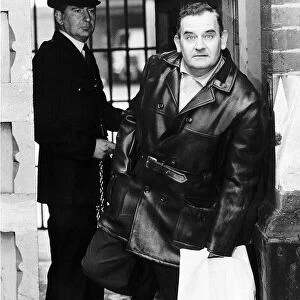 Ronnie Barker / TV Actor who plays Fletcher being freed from prison January 1978