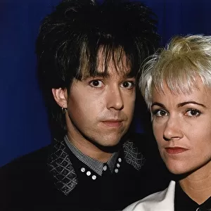 Roxette singers Marie Fredriksson (vocals and keyboards) and Per Gessle