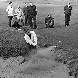 Ryder Cup Great Britain v USA Golf October 1965 Arnold Palmer of the USA team fires