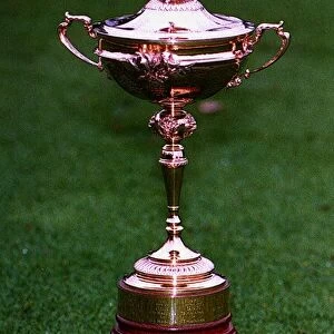 The Ryder Cup Trophy golf