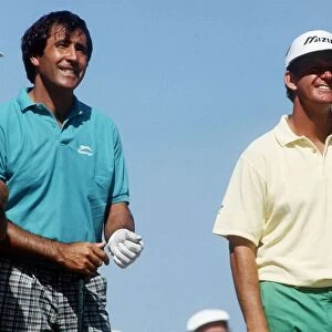Sandy Lyle with Gary Player & Seve Ballesteros July 1989