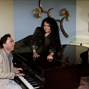 Sarah Brightman and Andrew Lloyd Webber at the piano dbase
