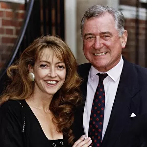 Sharon Maughan Actress with fellow actor George Baker