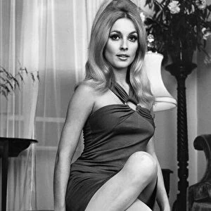 Sharon Tate actress at her flat in Eaton Square London 1965 Local Caption Roman