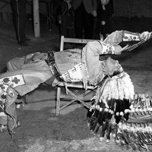 Shooting Act - Bingley Hall Circus - January 1952 Chief Eagle Eye